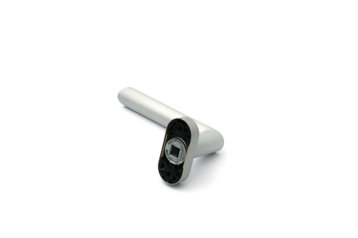 Schüco 240152 Türdrücker Halbgarnitur, C0/EV1 silber (Vorgängerartikel 210603)