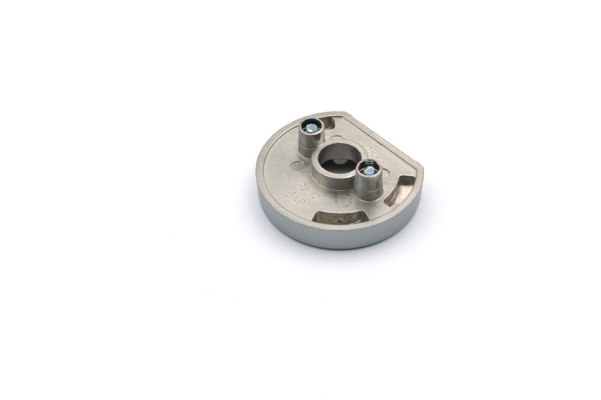 Schüco 247099 / 247115 Befestigungsrosette KvD abschließbar DIN links, silber
