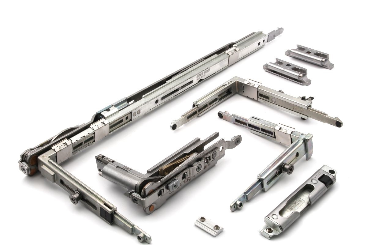 Schüco 277303 Dreh-Kipp Grundbeschlag komplett 400 mm 160 kg AvanTec SimplySmart, DIN links
