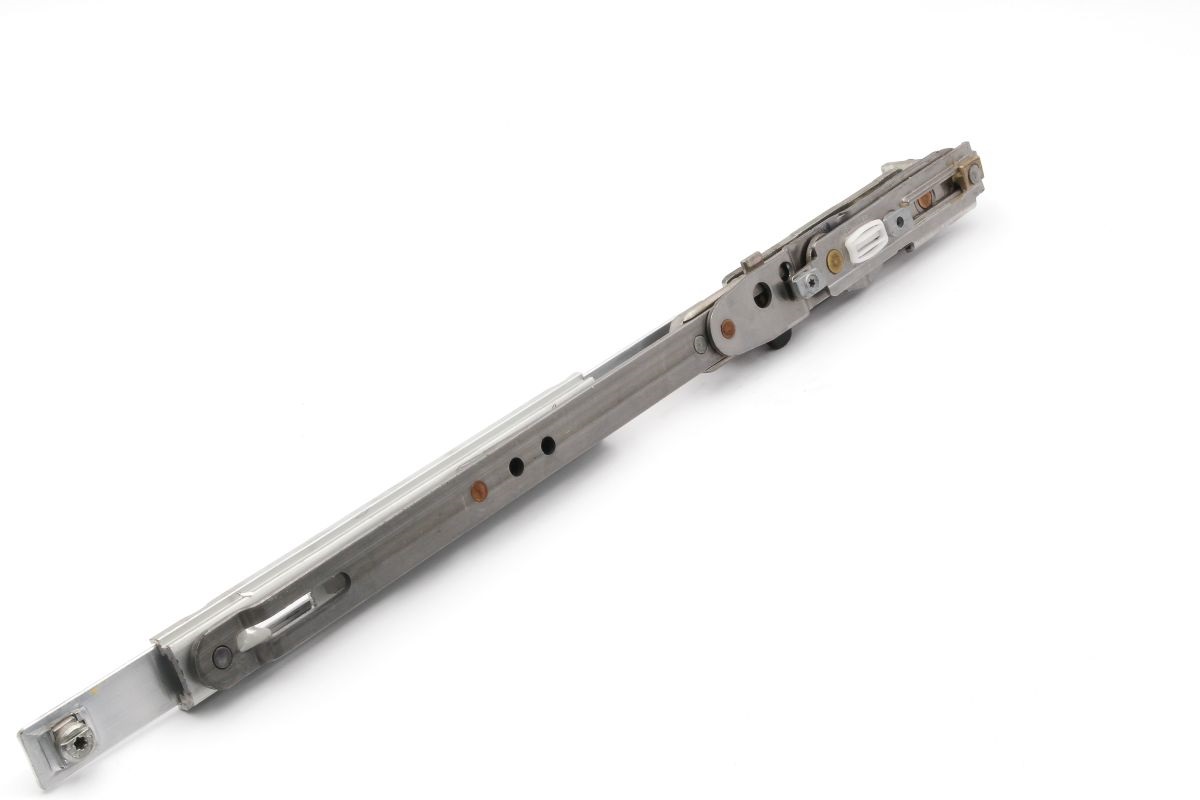 Schüco 275157 / 275159 Kipp-vor-Dreh-Schere 400 mm 130 kg AvanTec, DIN links (Vorgängerartikel 243157 / 243159)