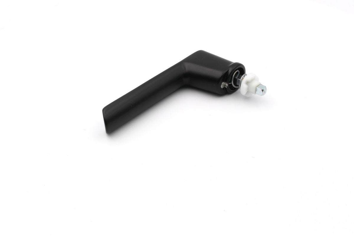 Schüco 247034 / 247042 abschließbarer RC-Fenstergriff Aluminium, RAL 9005 schwarz (Vorgängerartikel 234037)