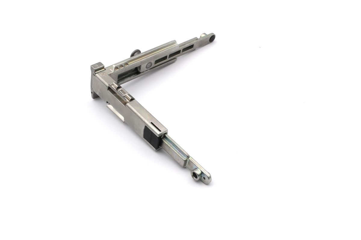 Schüco 277705 / 277707 Eckumlenkung mit Rolle AvanTec SimplySmart, DIN links