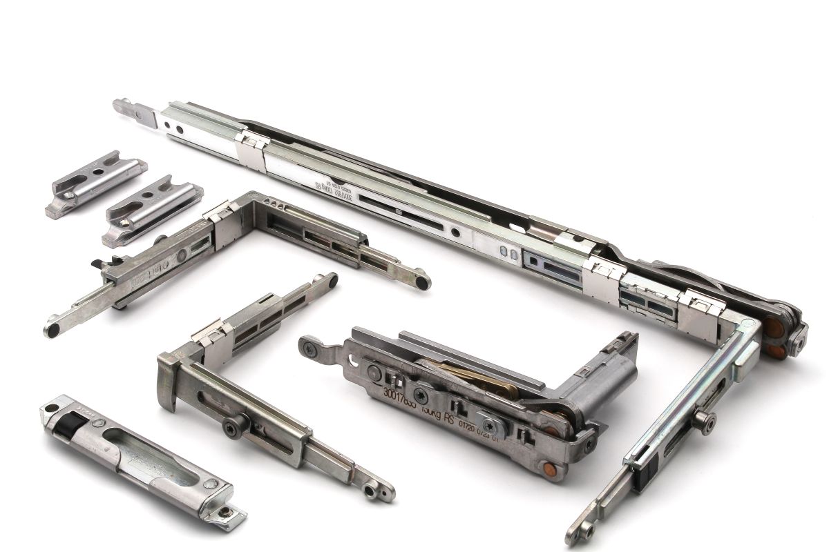 Schüco 277004 Dreh-Kipp Grundbeschlag komplett 400 mm 130 kg AvanTec SimplySmart, DIN rechts