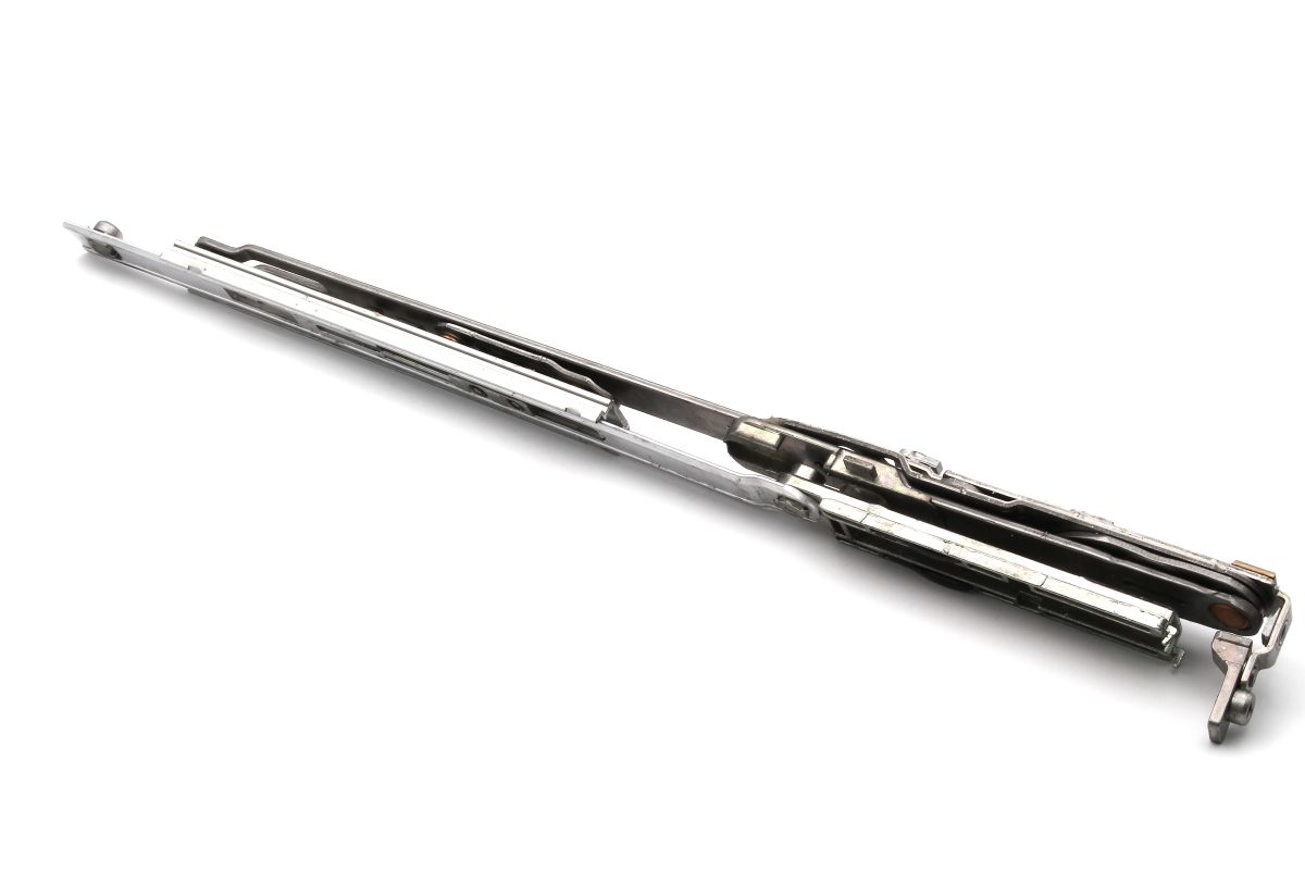 Schueco-Kipp-vor-Dreh-Schere-275158-01 Schüco 275158 / 275160 Kipp-vor-Dreh-Schere 400 mm 130 kg AvanTec, DIN rechts (Vorgängerartikel 243158 / 243160)